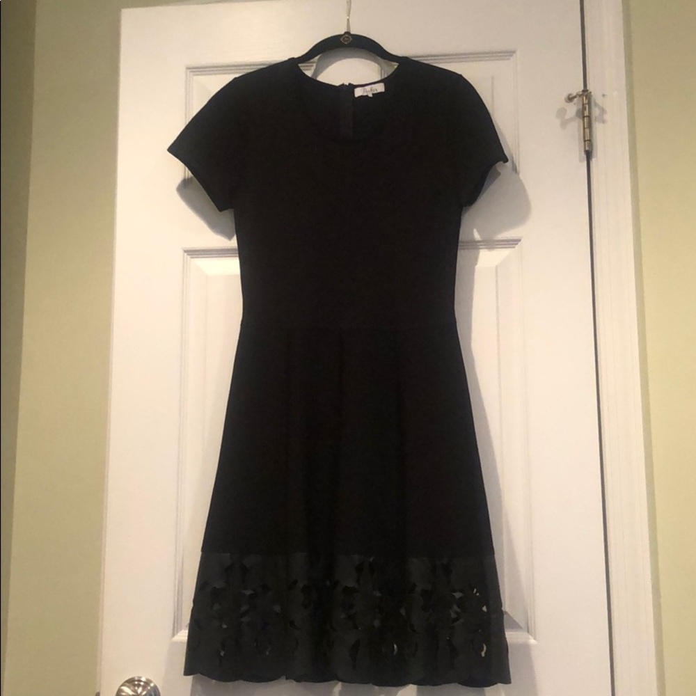 Parker Laser-Cut Fit and Flare Dress